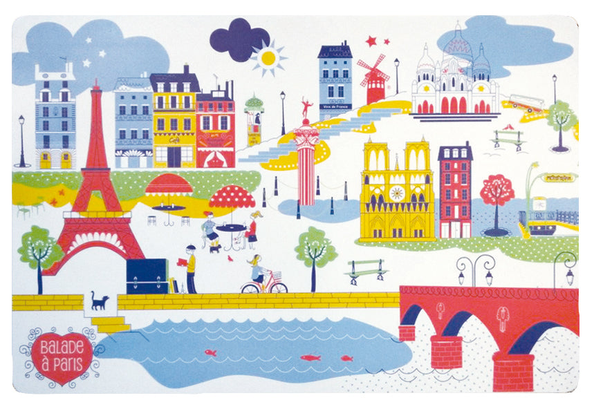 Tischset Balade à Paris Assortis 30 X 45