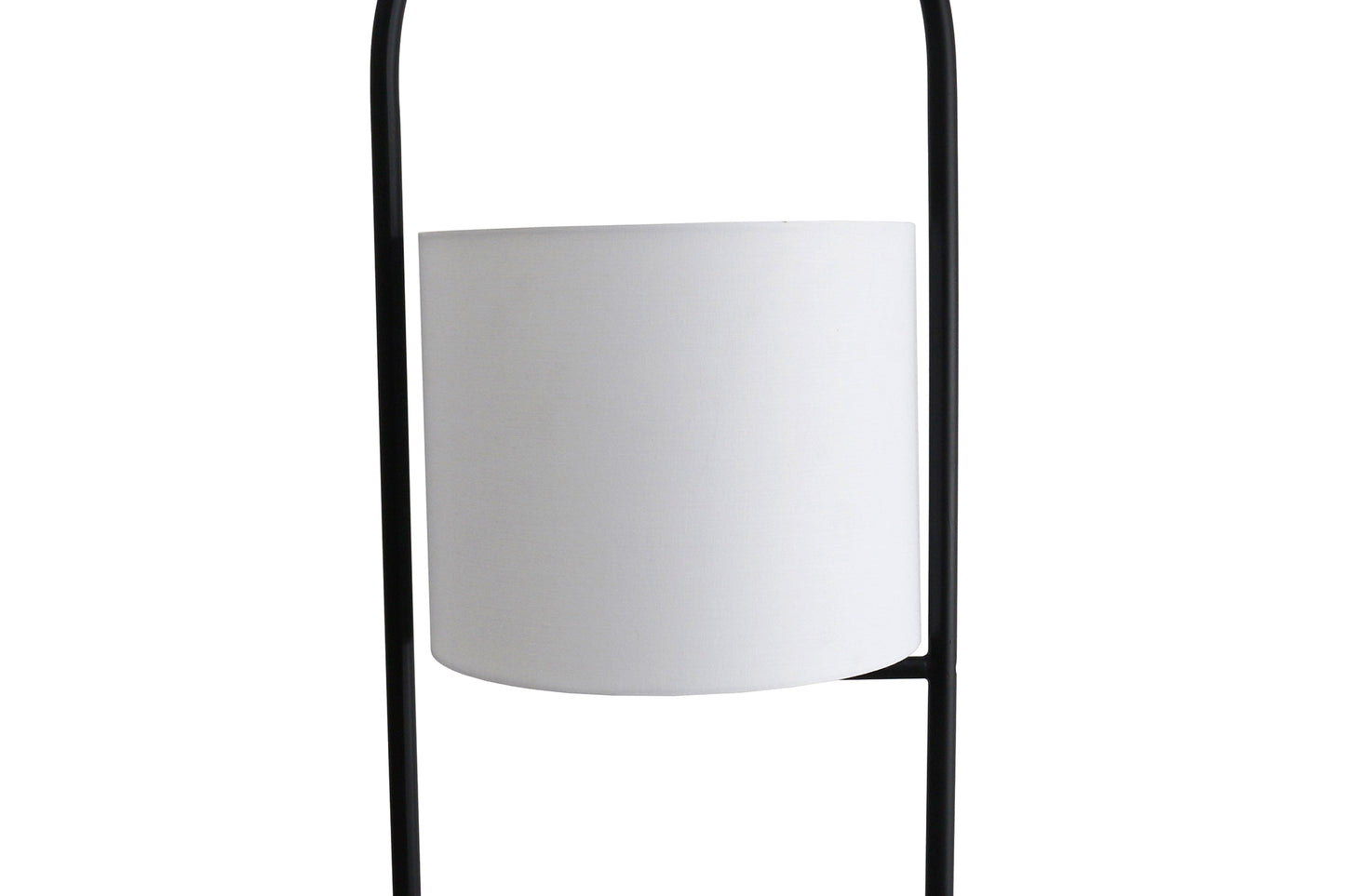Stehleuchte Akazienholz Natur Weiß 153 cm