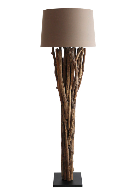 Stehleuchte Treibholz Natur Braun 175 cm