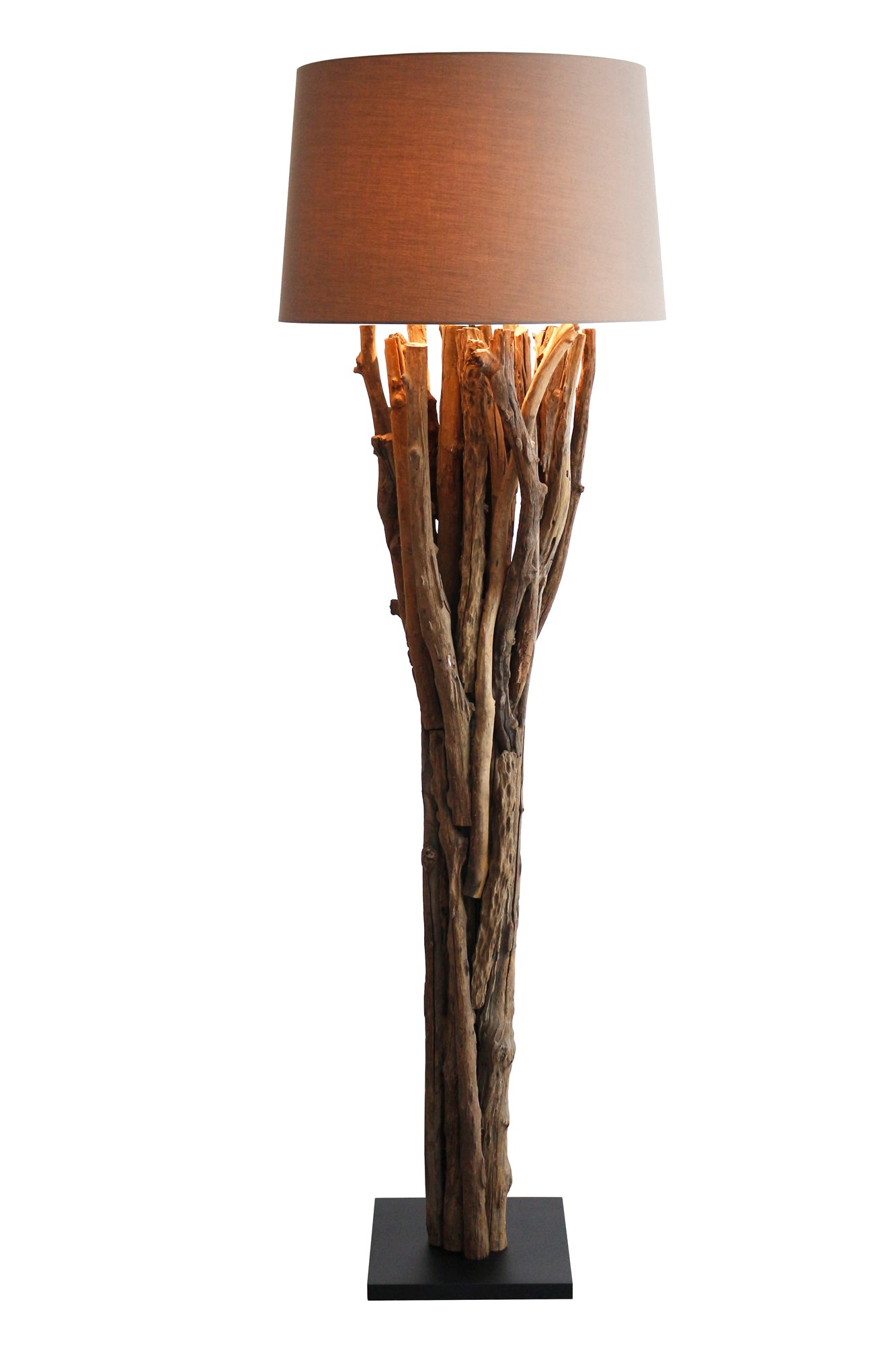 Stehleuchte Treibholz Natur Braun 175 cm