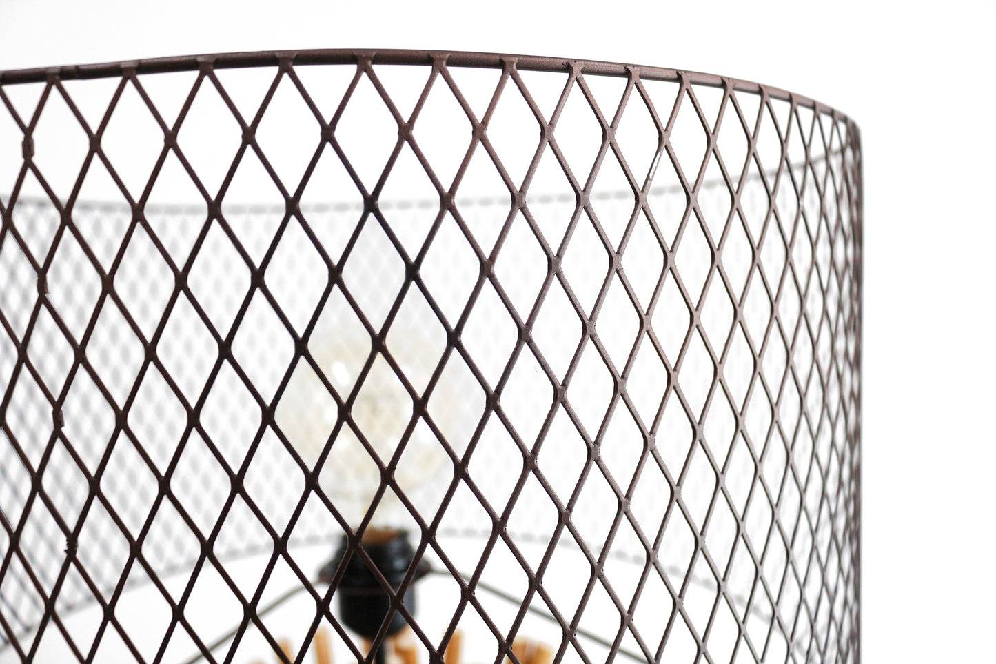 Stehleuchte Treibholz Natur Schwarz 149 cm