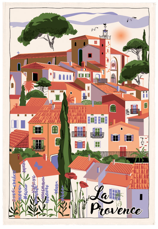 Geschirrtuch Village Provence Ecru 48 x 72