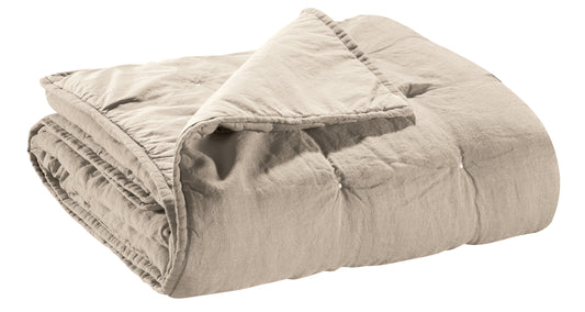 Einfarbiger Bettlaeufer Zeff Naturel 90 X 240