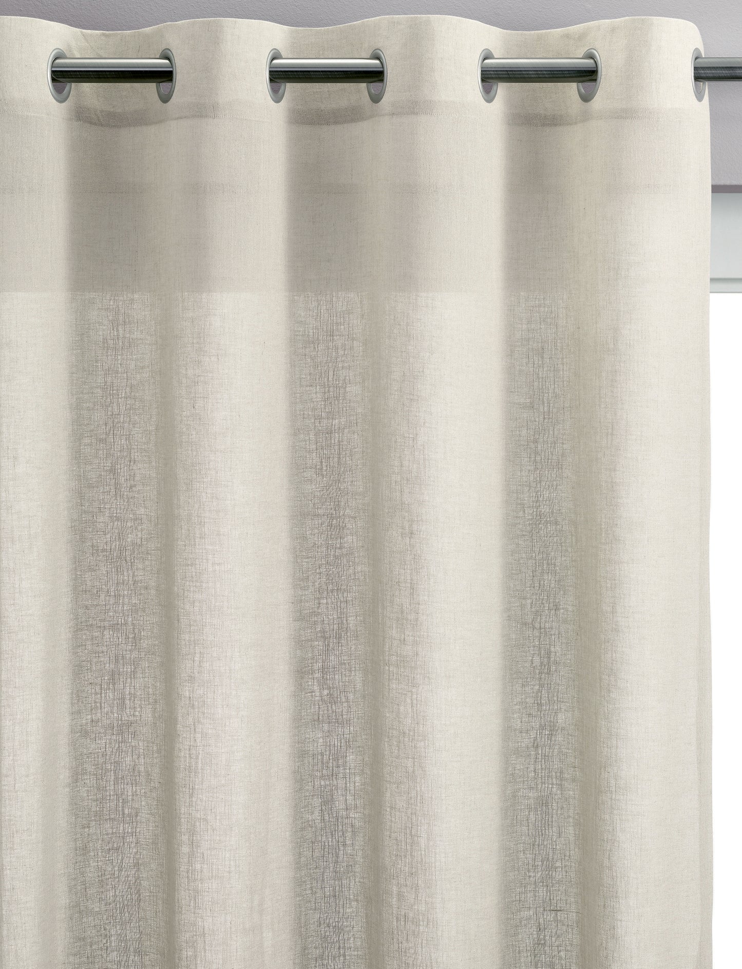Zeff Voile Vorhang Craie 140 X 280