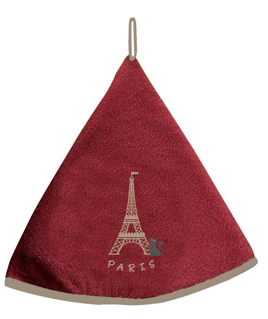 Handtuch Tour Eiffel Rouge Diameter 60