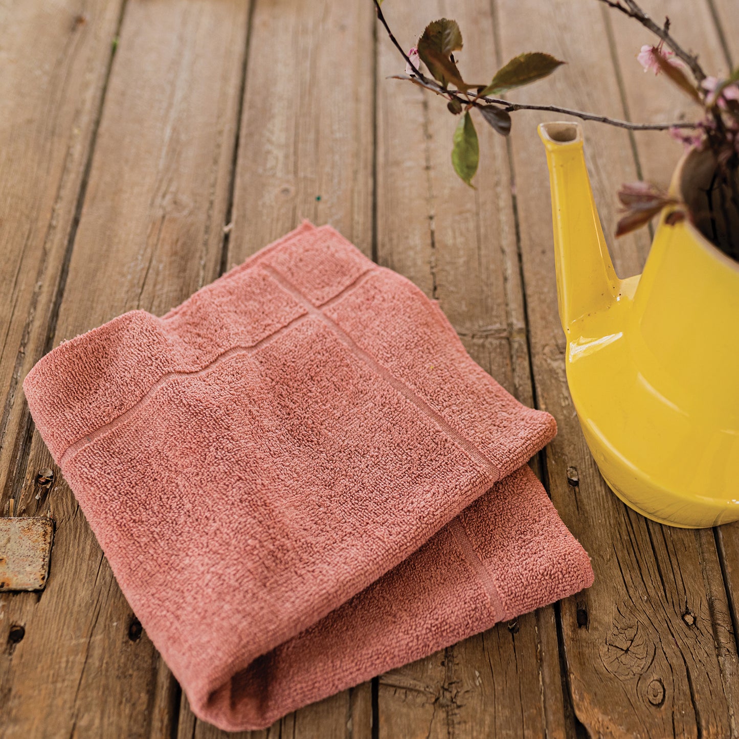 Handtuch Loess Bois de rose 50 X 50