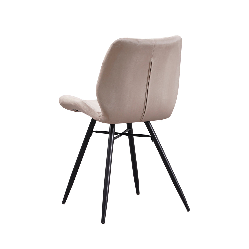 Stuhl Barron beige velvet