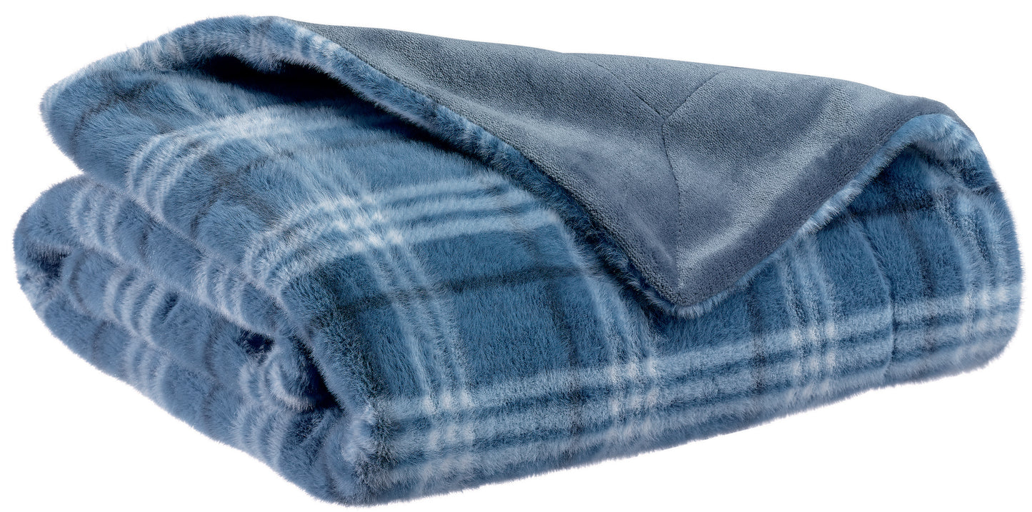 Luba Plaid Encre 140 X 180