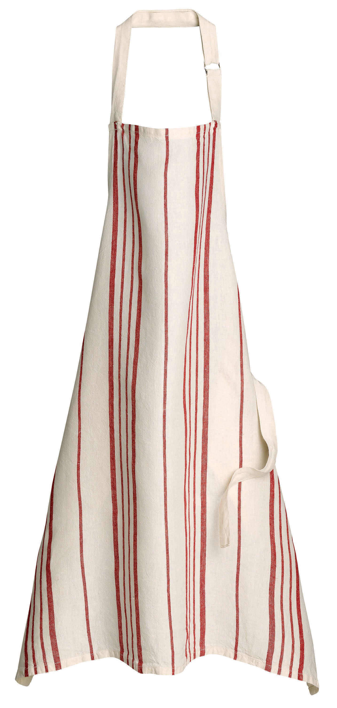 Tablier de cuisine Karma Rouge ecru 80 x 85