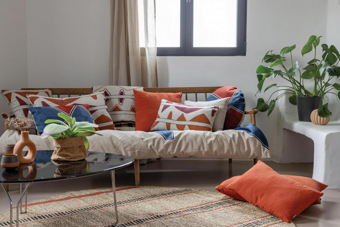 Kissen Mila Rubis Diameter 50