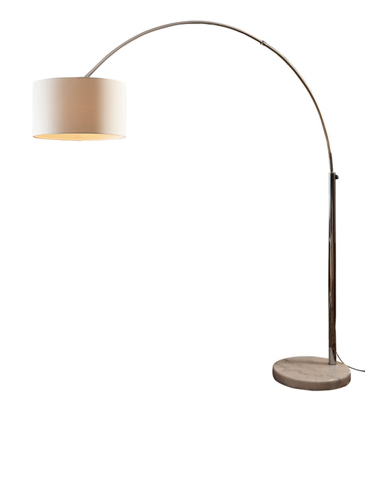 Bogenlampe 210 cm weiß