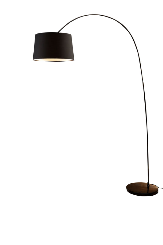 Bogenlampe 205 cm schwarz