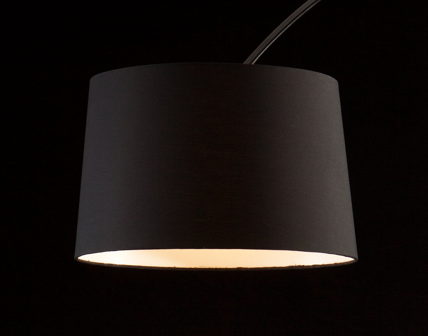 Bogenlampe 205 cm schwarz