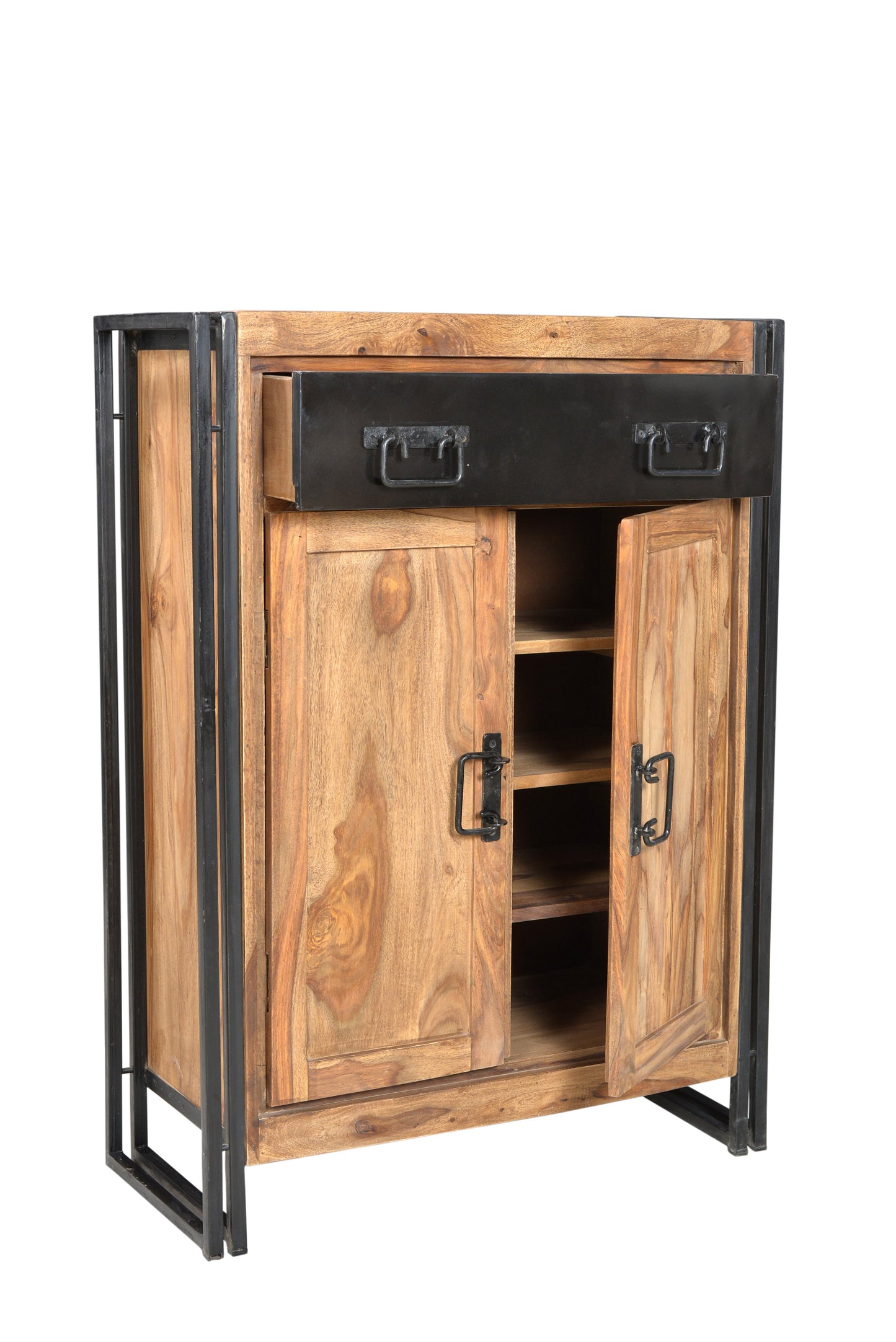 Highboard 1 Schublade 2 Tueren 3 feste Boeden Fachmasse 54x315x145 cm Schubladeninnenmass 54x395x12 cm