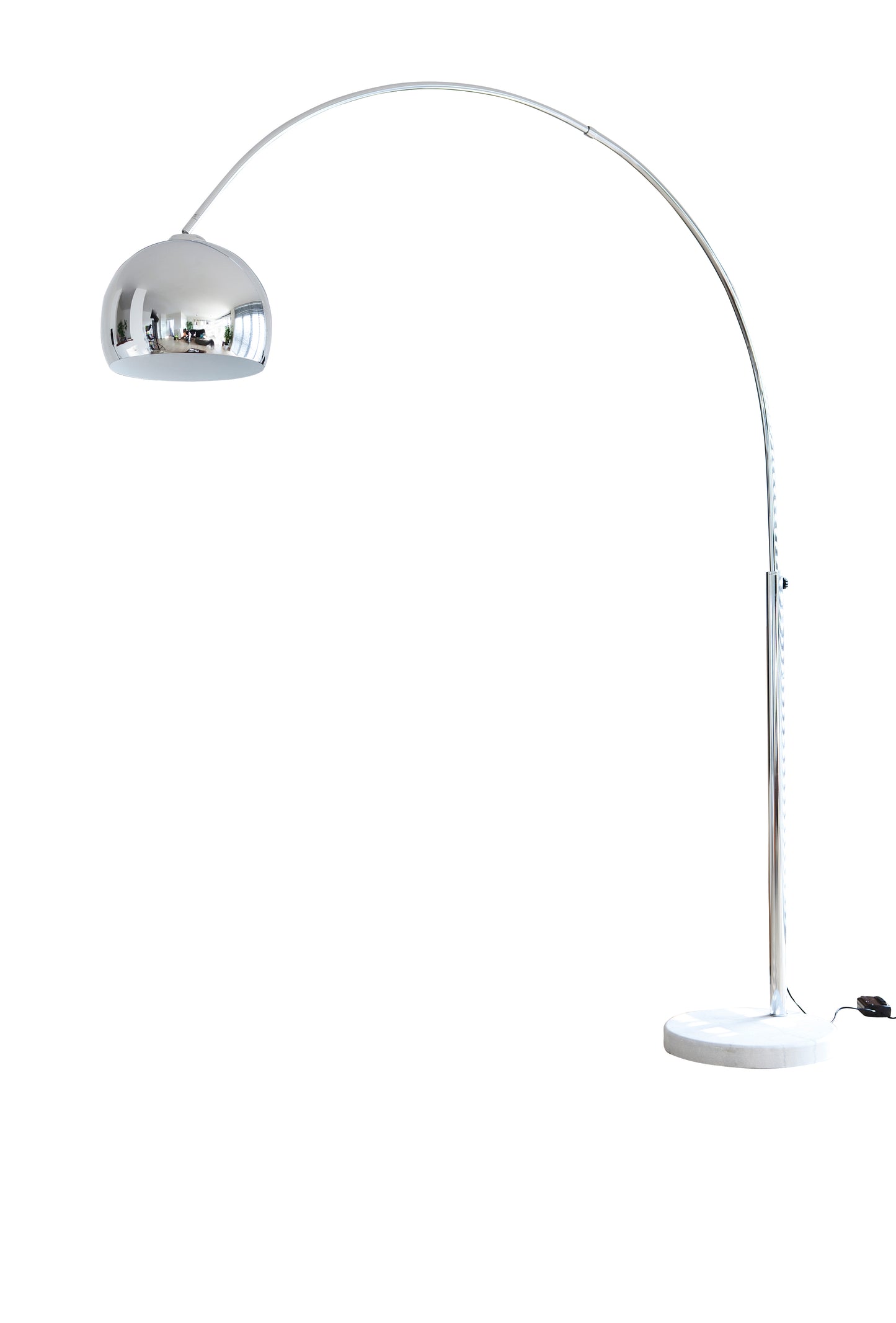 Bogenlampe 208 cm chrom