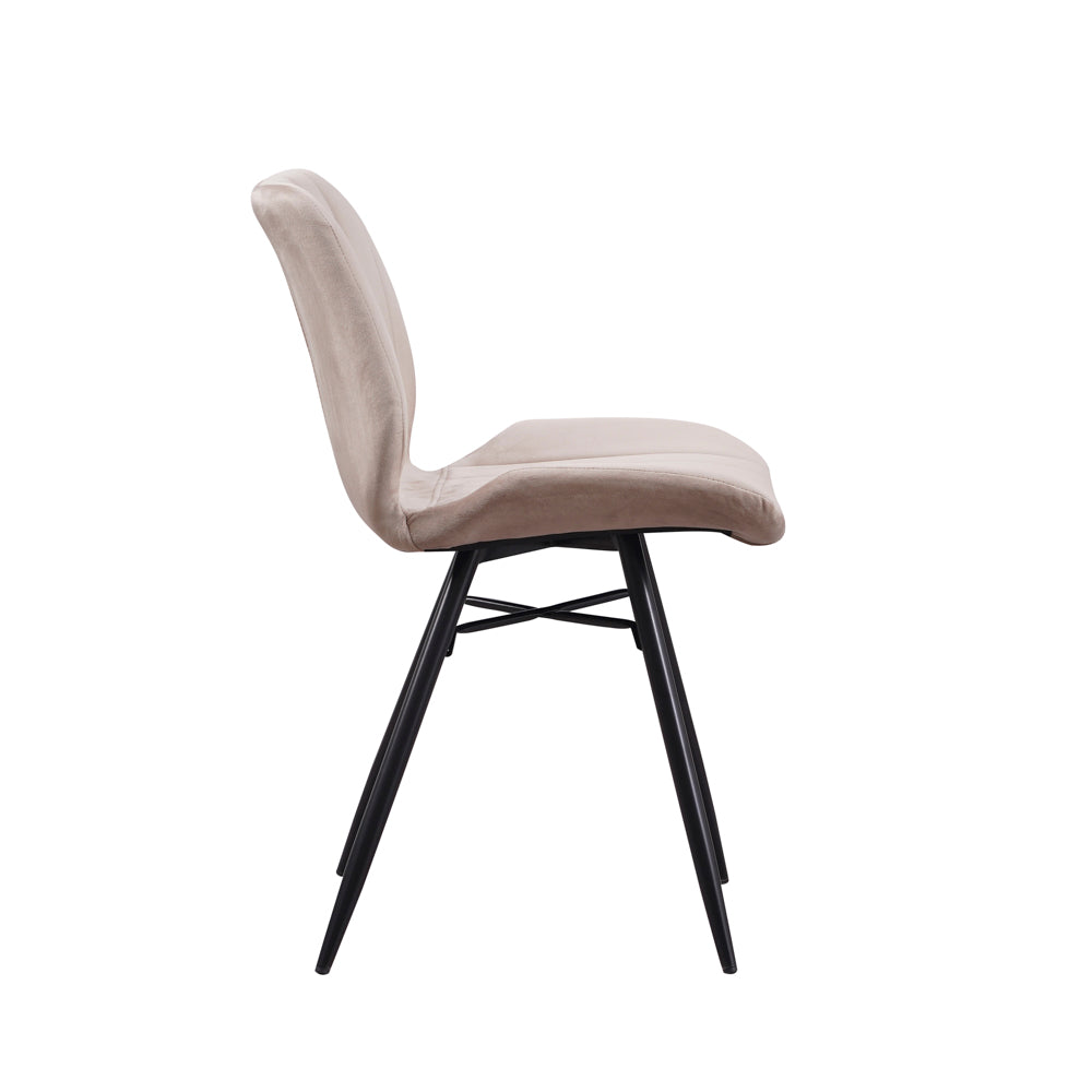 Stuhl Barron beige velvet